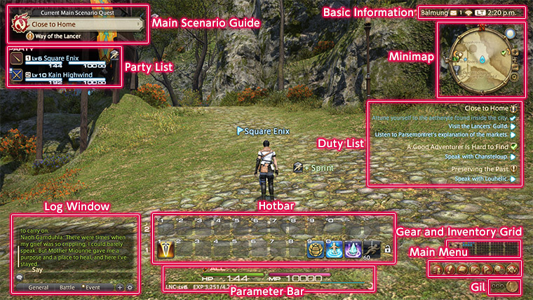 Getting coordinates in chat ffxiv