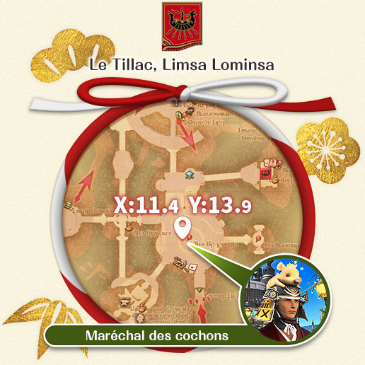 Limsa Lominsa - Le Tillac Maréchal des cochons