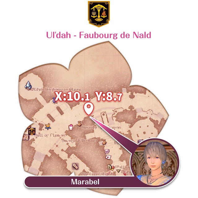 Ul’dah - Faubourg de Nald 10.1, 6.7 Marabel