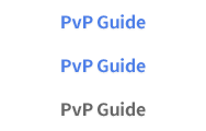 PvP Guide