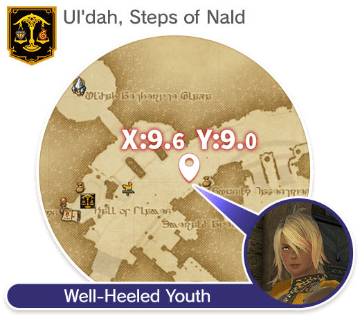 Ul'dah – Steps of Nald (X:9.6 Y:9.0)