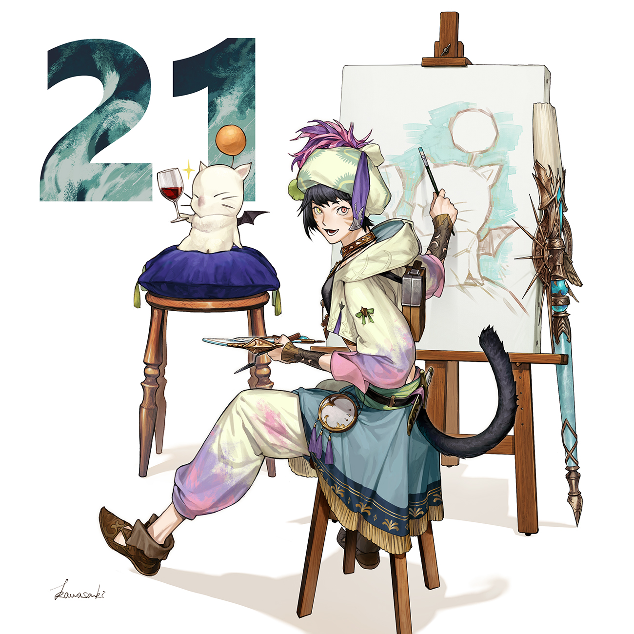 Illustrated Countdown To Dawntrail – 21 Days Left | FINAL FANTASY XIV ...